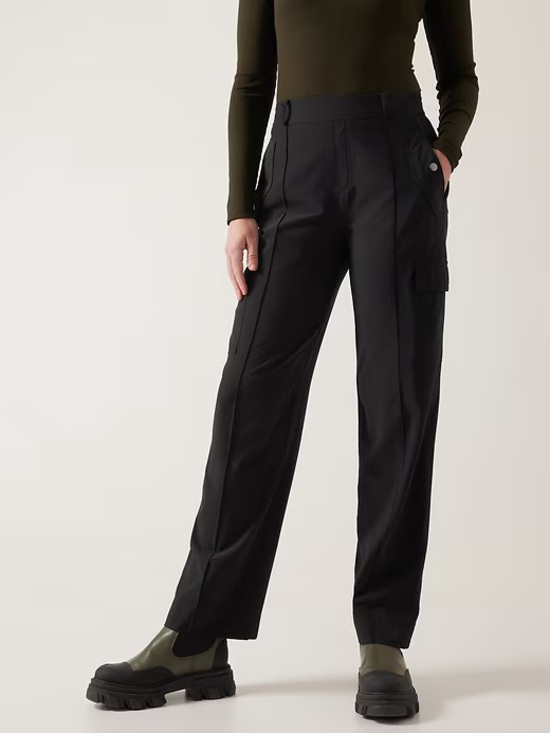 Athleta Pants - Athleta‎ black Vienna cargo pants size 12